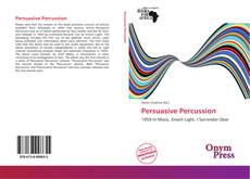 Portada del libro de Persuasive Percussion