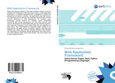Bookcover of Web Application Framework