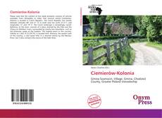 Copertina di Ciemierów-Kolonia