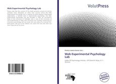 Couverture de Web Experimental Psychology Lab