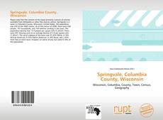 Buchcover von Springvale, Columbia County, Wisconsin