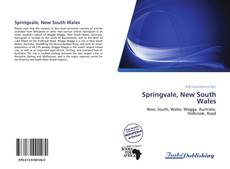Bookcover of Springvale, New South Wales