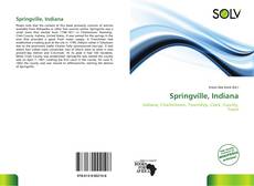 Bookcover of Springville, Indiana