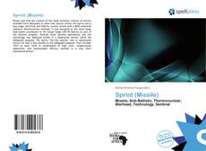 Portada del libro de Sprint (Missile)