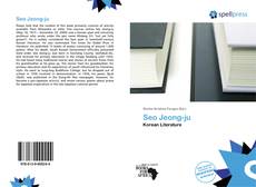 Bookcover of Seo Jeong-ju