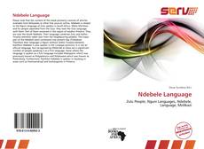 Copertina di Ndebele Language