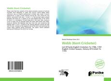 Copertina di Webb (Kent Cricketer)