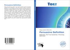 Capa do livro de Persuasive Definition 