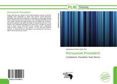 Capa do livro de Persuasive Precedent 