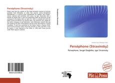 Capa do livro de Perséphone (Stravinsky) 