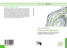 Pertinax Of Byzantium kitap kapağı