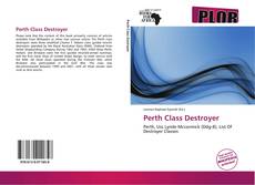 Capa do livro de Perth Class Destroyer 