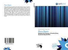 Bookcover of Peru Open