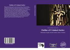 Capa do livro de Outline of Criminal Justice 