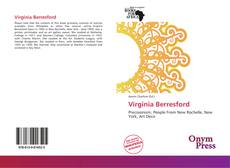 Portada del libro de Virginia Berresford