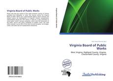 Capa do livro de Virginia Board of Public Works 