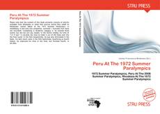 Peru At The 1972 Summer Paralympics的封面