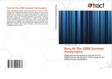 Peru At The 2008 Summer Paralympics kitap kapağı