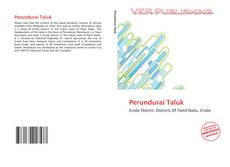Bookcover of Perundurai Taluk