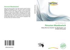 Portada del libro de Peruvian Meadowlark