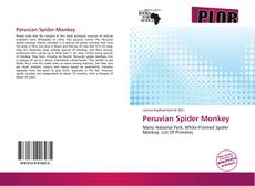 Bookcover of Peruvian Spider Monkey