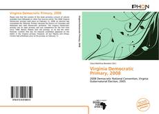 Virginia Democratic Primary, 2008 kitap kapağı