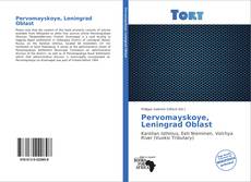 Capa do livro de Pervomayskoye, Leningrad Oblast 