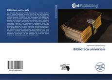 Portada del libro de Biblioteca universale