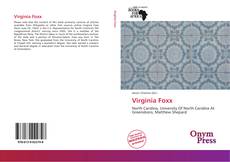 Portada del libro de Virginia Foxx