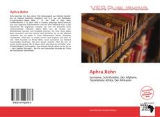 Aphra Behn kitap kapağı