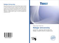 Capa do livro de Ndejje University 