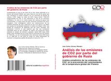 Buchcover von Análisis de las emisiones de CO2 por parte del gobierno de Rusia