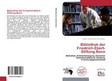 Bibliothek der Friedrich-Ebert-Stiftung Bonn kitap kapağı