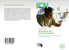 Capa do livro de Bibliothek der Galvanotechnik 