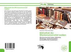 Обложка Bibliothek der Montanuniversität Leoben