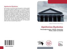 Capa do livro de Apollonios Dyskolos 