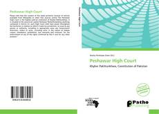 Peshawar High Court kitap kapağı