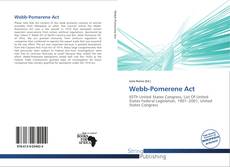 Webb-Pomerene Act的封面