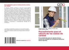 Capa do livro de Procedimiento para el cálculo de los costos de calidad 