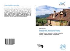 Bookcover of Hosznia Abramowska