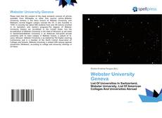 Buchcover von Webster University Geneva