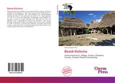 Portada del libro de Bezek-Kolonia