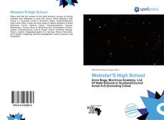 Bookcover of Webster'S High School