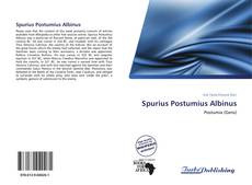 Capa do livro de Spurius Postumius Albinus 