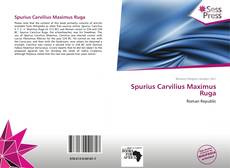 Bookcover of Spurius Carvilius Maximus Ruga