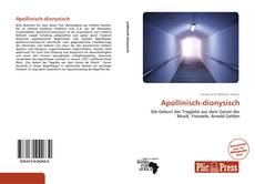 Capa do livro de Apollinisch-dionysisch 