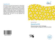 Portada del libro de Apophantik