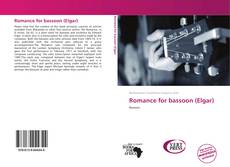 Bookcover of Romance for bassoon (Elgar)