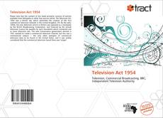 Bookcover of Television Act 1954