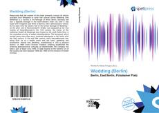 Bookcover of Wedding (Berlin)